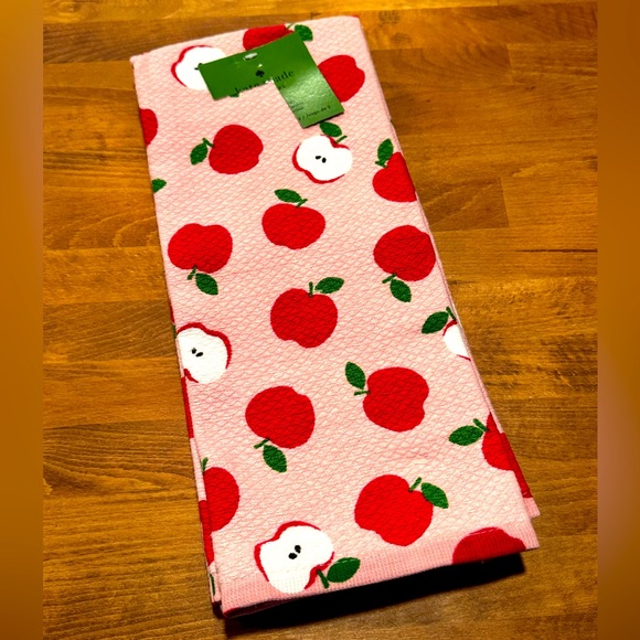 Kate Spade Dish Towels Set Apples NWT - Picture 1 of 6